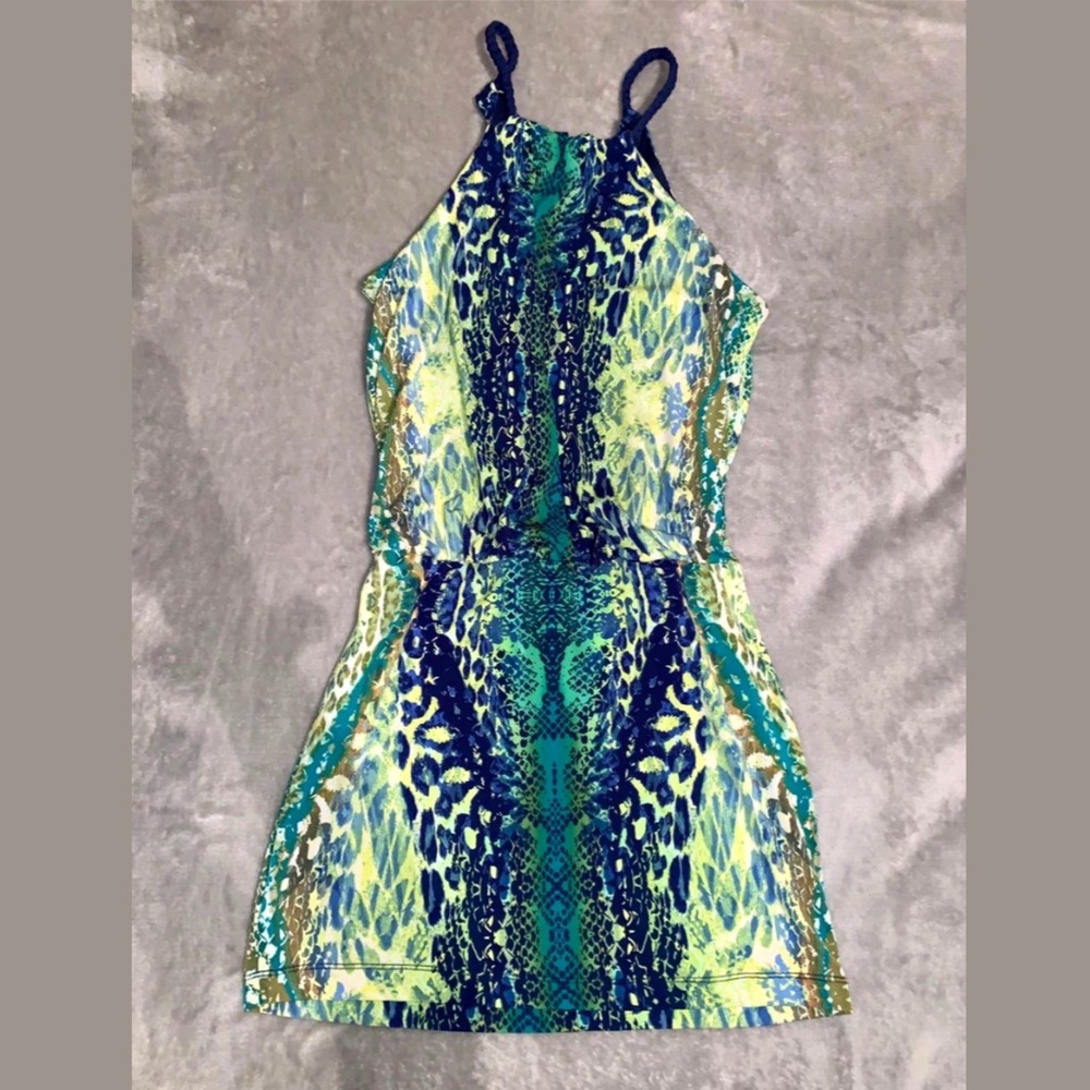 Animal Print Mini Dress